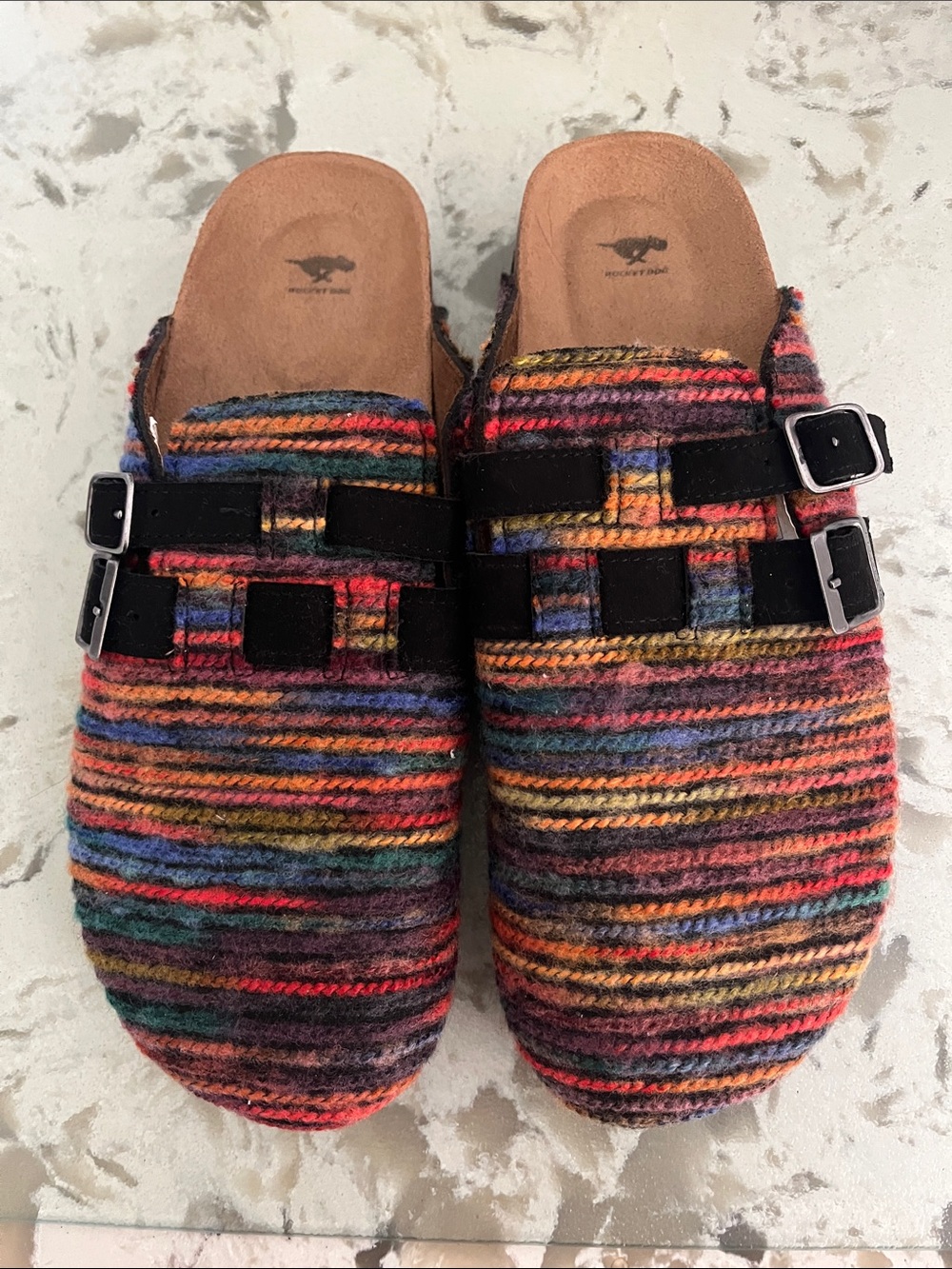 NEW Rocket Dog Abel Multi Color Mule size 9 slide on clog